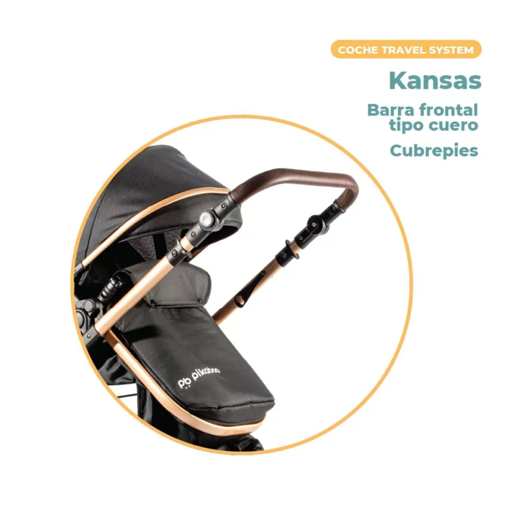 Coche Cuna Travel System Pikaboo Kansas