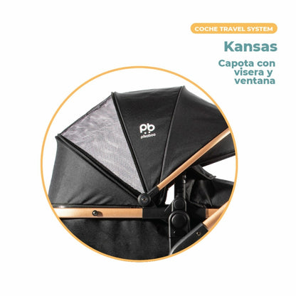 Coche Cuna Travel System Pikaboo Kansas